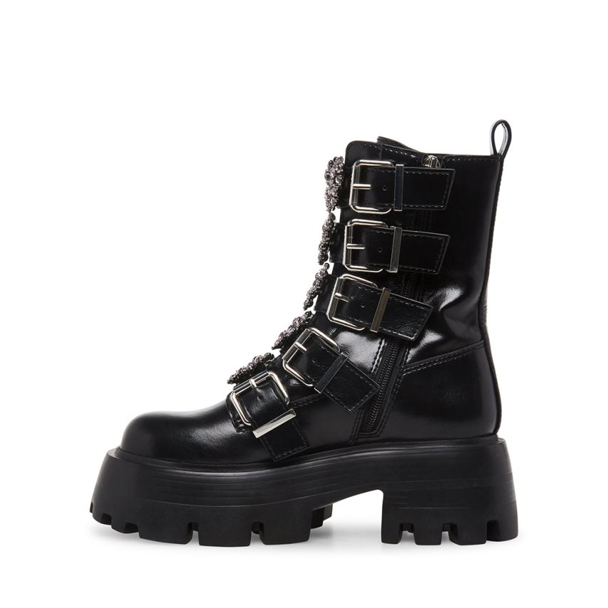 Black Steve Madden Maddy Women's Ankle Boots | PH 7946CM16